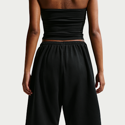 Nike Sportswear Oversize Normal Belli Fransız Havlu Kumaşı Kadın Bermuda Şort görsel 3
