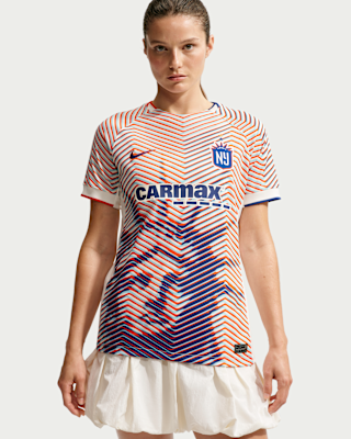 Женские джерси Gotham FC Stadium Away Nike Dri-FIT NWSL Replica Jersey
