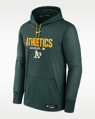 Мужское худи Athletics Authentic Collection Nike Therma MLB Pullover Hoodie