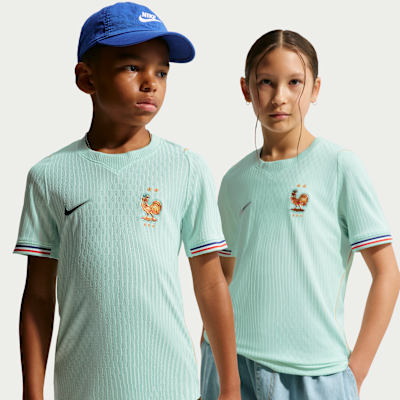 Nike Koszulka piłkarska dla dużych dzieci Aero-FIT Reprezentacja Francji Match 2026 (wersja wyjazdowa)