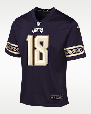 Детские джерси Justin Jefferson Minnesota Vikings Rivalries Collection Big Kids' Nike NFL Game Jersey