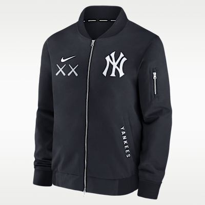 New York Yankees Dugout Men's Nike x KAWS MLB Full-Zip Bomber Jacket