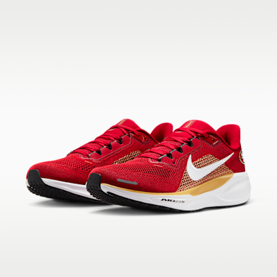 Tenis de correr en pavimento Nike de la NFL para hombre San Francisco 49ers Pegasus 41
