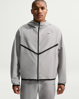 Мужская куртка Nike Tech Shori Knit Full-Zip Windrunner для бега