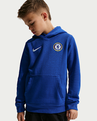 Детское худи Chelsea FC Club Big Kids' (Boys') Nike Soccer Pullover Hoodie