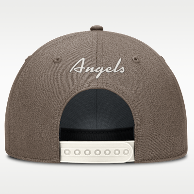 Gorra Nike Dri-FIT de la MLB ajustable para hombre Los Angeles Angels Rise