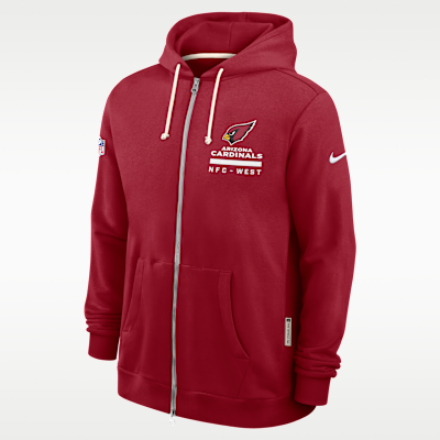 Arizona Cardinals Utility Player Sideline Men's Nike Dri-FIT NFL Full-Zip Hoodie