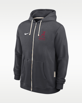 Мужское худи Alabama Sideline Standard Issue Nike Dri-FIT College Full-Zip Hoodie