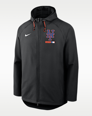 Мужская куртка New York Mets Authentic Collection Nike Therma-FIT MLB Full-Zip Hooded