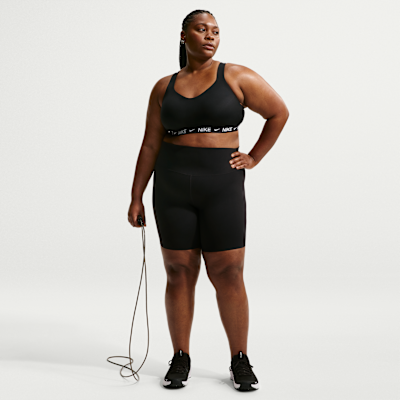 Nike Indy Yüksek Destekli Pedli Ayarlanabilir Kadın Spor Sütyeni (Büyük Beden) görsel 4