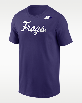 Мужская футболка TCU Horned Frogs Nike Football для футбола