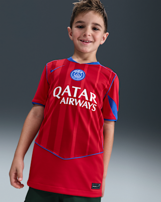 Детские джерси Paris Saint-Germain 2025/26 Stadium Third Big Kids' Nike Dri-FIT Total 90 Soccer Replica Jersey