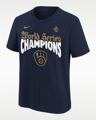 Детская футболка Milwaukee Brewers Big Kids' Nike MLB