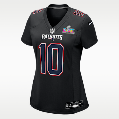 Drake Maye New England Patriots Super Bowl LX Women's Nike NFL Game Fashion Jersey