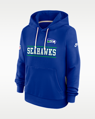 Женское худи Seattle Seahawks Sideline Standard Issue Alt Nike Dri-FIT NFL Pullover Hoodie