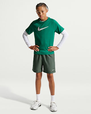 Детские шорты Nike Multi Big Kids' (Boys') Dri-FIT Woven Shorts