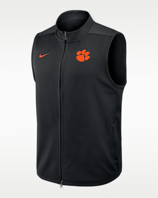Мужская безрукавка Clemson Victory Nike Therma-FIT College Full-Zip Vest