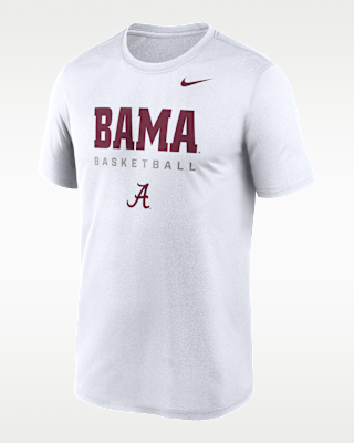 Мужская футболка Alabama Courtside Basketball Legend Nike Dri-FIT College для баскетбола
