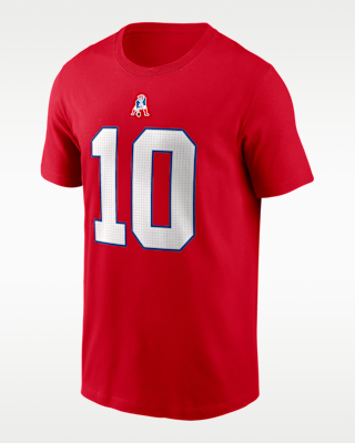 Мужская футболка Drake Maye New England Patriots Nike NFL