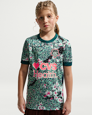 Детские джерси Washington Spirit Stadium Edition Big Kids' Nike Dri-FIT Replica Jersey