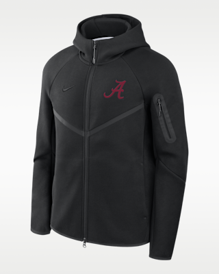 Мужская куртка Alabama Tech Fleece Windrunner Nike College Full-Zip Hooded для бега