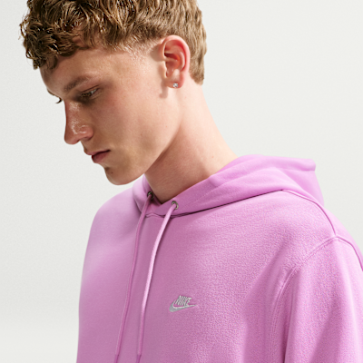 Nike Club Fransız Havlu Kumaşı Erkek Kapüşonlu Sweatshirt'ü görsel 3