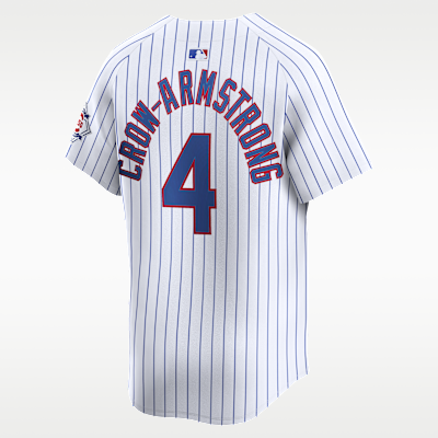 Jersey Nike Dri-FIT de la MLB Limited para hombre de Pete Crow-Armstrong de los Chicago Cubs