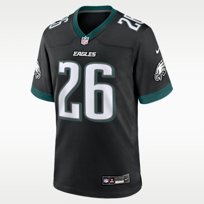 Jersey Nike de la NFL Game para hombre Saquon Barkley Philadelphia Eagles