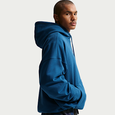 Nike Sportswear Club Oversize Fransız Havlu Kumaşı Erkek Kapüşonlu Sweatshirt'ü görsel 3