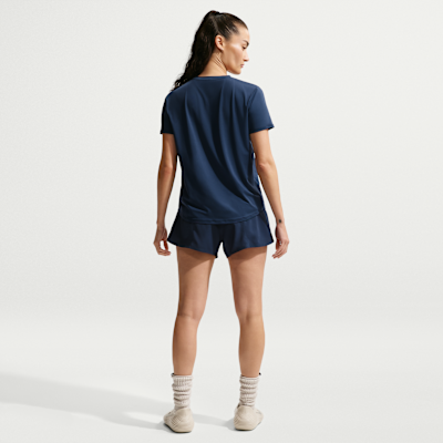 Nike One Classic Dri-FIT Kısa Kollu Kadın Üstü görsel 5