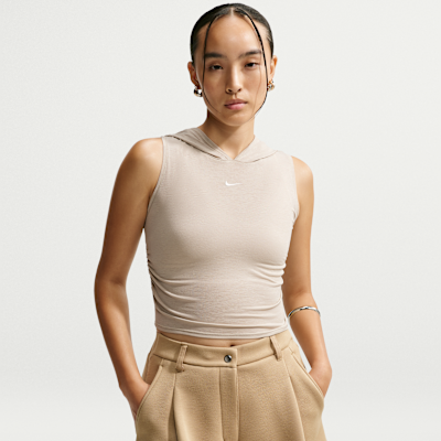 Танк-топ женский Nike Sportswear Slim Hood Tank Top