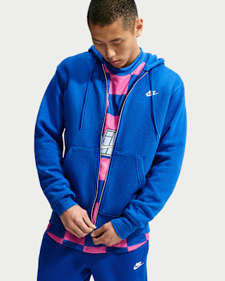 Мужское худи Nike Club Full-Zip Fleece Hoodie