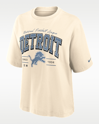 Женская футболка Detroit Lions Vintage Mod Boxy Nike NFL