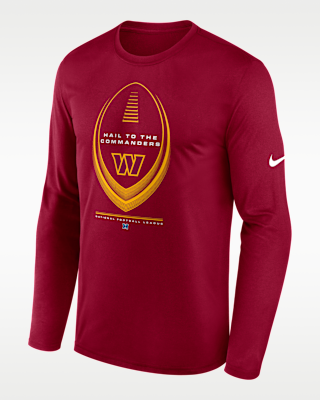 Мужская футболка Washington Commanders Legend Icon Nike Dri-FIT NFL Long-Sleeve