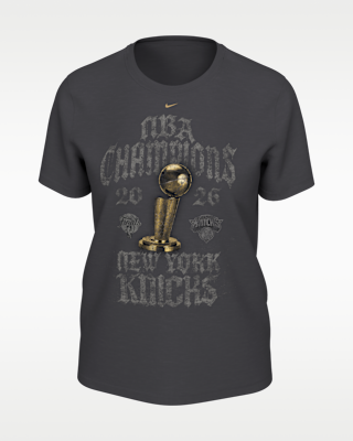 Женская футболка New York Knicks 2025-26 NBA Champions Nike Locker Room
