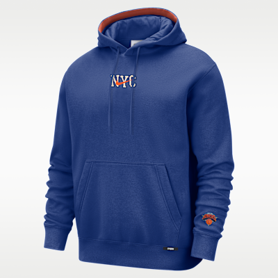 Sudadera con gorro Club Fleece Nike de la NBA New York Knicks City Edition - Hombre
