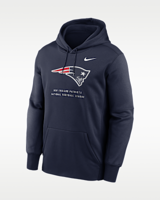 Мужское худи New England Patriots Nike Therma NFL Pullover Hoodie