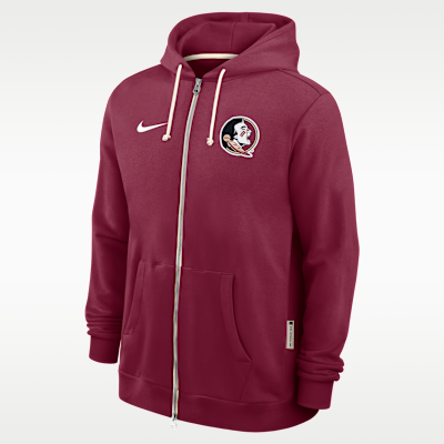 Florida State Sideline Men's Nike Dri-FIT College Full-Zip Hoodie