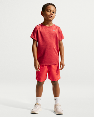 Детские шорты Nike Little Kids' Dri-FIT Miler Top and Shorts Set