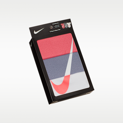 Lot de trois bodys Nike pour bébé (0 - 6 mois)