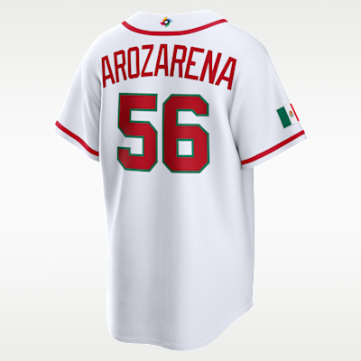 Randy Arozarena Mexico National Baseball Team 2026 World Baseball Classic Men's Nike Stadium Jersey