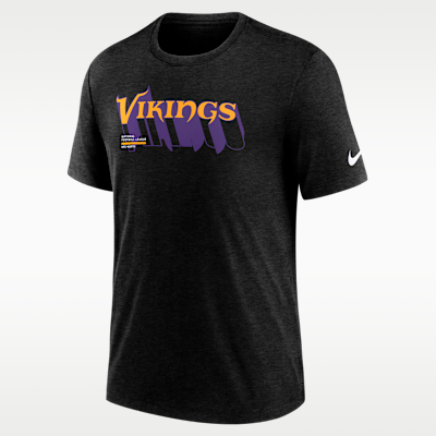 Playera Nike de la NFL para hombre Minnesota Vikings Long Pass