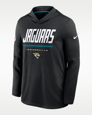 Мужские Jacksonville Jaguars Sideline Nike Dri-FIT NFL Long-Sleeve Hooded Top