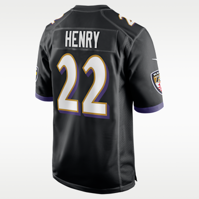 Derrick Henry Baltimore Ravens Men's Nike NFL Game Jersey
