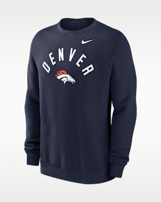 Мужские Denver Broncos Club Nike NFL Pullover Crew