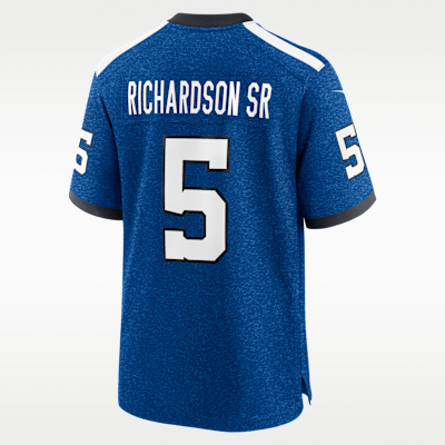 Jersey Nike de la NFL Game para hombre Anthony Richardson Sr. Indianapolis Colts