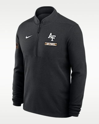 Мужские Air Force 2026 Military Appreciation Stride Nike Dri-FIT College 1/2-Zip Long-Sleeve Top