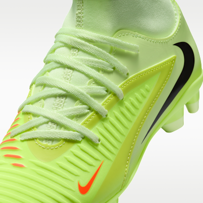 Tacos de fútbol para terrenos múltiples para niños grandes Nike Jr. Phantom 6 High Club