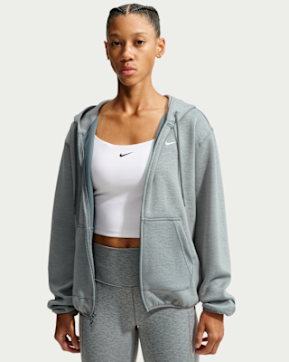 Женское худи Nike Studio Fleece Sport Dri-FIT Full-Zip Hoodie