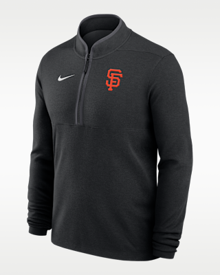 Мужские  San Francisco Giants Victory Nike Dri-FIT MLB 1/2-Zip Long-Sleeve Top